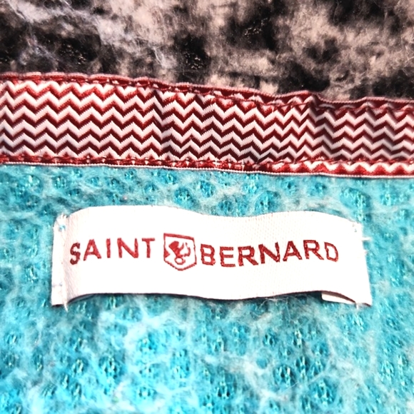 Saint Bernard Men's 1/4 Zip Pullover Sweater Size Medium - Picture 6 of 10